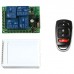 FYZ1154 DC 12V 10A 4-channel RF 433m Relay Module Wireless Remote Control Switch