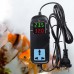 MH2000 LED Digital Display Breeding Temperature Controller Electronic Thermostat Thermocouple with Socket AC 90V-250V