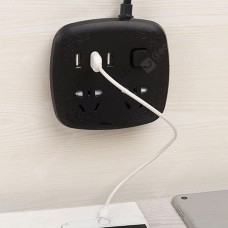 Home Smart Socket Creative Double Usb Plug Wall Switch Socket Multi-function Plug