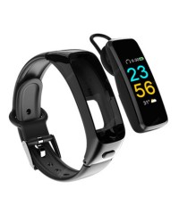 J16 Bluetooth Earphone Wristband Smart Heart Rate Bracelet Calls Receive/Reject