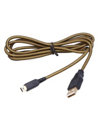 1.5M 24K Precious Metals Charger Charging Cord Micro USB 2.0 Data Cable for Nintendo NDSI/NDSIXL/2DS/3DS/NEW 3DS/3DSXL