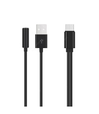Type-C Earphone + Charging Audio Cable