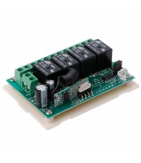 FYZ1140 DC 12V 4CH Wireless Remote Control Switch for Garage Door Car Alarm Home Security Short-range Wireless Remote Control Industrial Control Products