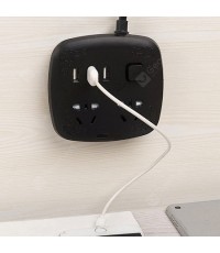Home Smart Socket Creative Double Usb Plug Wall Switch Socket Multi-function Plug