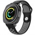 A1608 20mm Width Two-color Strap for Huami AMAZFIT Youth Version BIP Black Gray