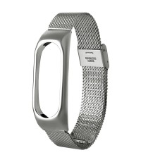 Stainless Steel Wristband for Xiaomi Mi Band 2 Metal Case