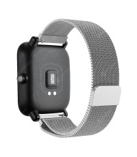 20MM Milanese Loop Magnetic Replacement Watch Strap for Xiaomi Huami Amazfit Bip