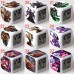 LED Clock Square Alarm Clock Creative Fashion Silent Electronic Table Clock Temperature Version