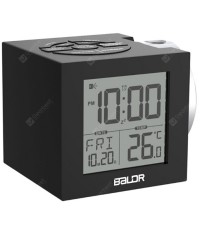 New Fashion Digital Display Seven-Color Backlit Bedroom Alarm Clocks Projection Clock